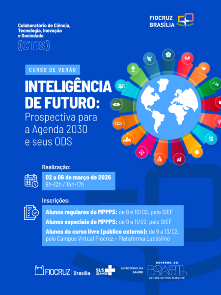 Card Inteligencia de Futuro 1 Fiocruz Brasília abre inscrições para disciplina sobre Inteligência de Futuro e Agenda 2030 – Fiocruz Brasília-radardasaude